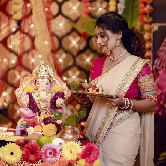 Urmila Kothare Kanetkar Sankashti Chaturthi