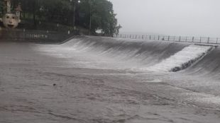 Vihar Lake began to overflow huge increase in water storage Water storage in seven dams at 66 percent