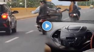 Viral Video Shows Group Of bikers Chase Car