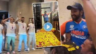 Rohit sharma grand welcome at home