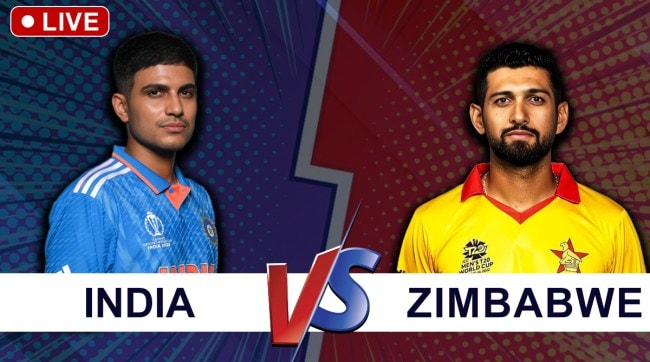 India vs Zimbabwe 1st T20I Live Cricket Score in Marathi