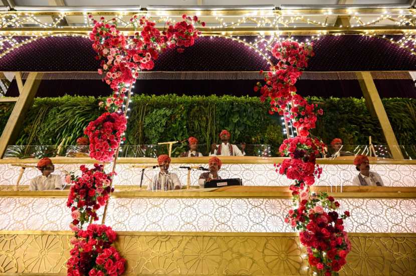 Antilia, the residence of the Ambani family, decks up with decorative lighting ahead of Mukesh Ambani’s son, Anant Ambani's wedding with Radhika Merchant