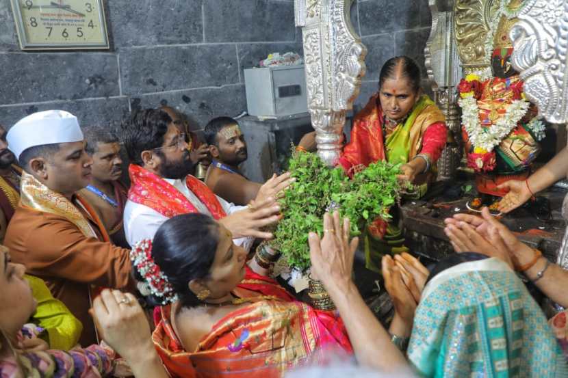 Mahapuja of Vitthal Rukmini was completed by Chief Minister Eknath Shinde