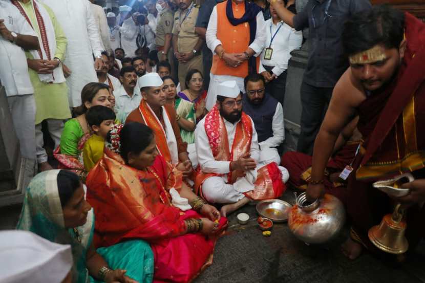 Cm eknath shinde ashadhi ekadashi mahapuja,