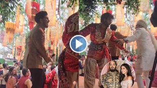 anant ambani wedding Gulabi sadi fame sanju rathod performance at anant amabani radhika merchant wedding video viral