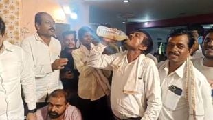 Mr MLA drink this muddy water the BJP worker got angry with MLA Ashok Uike