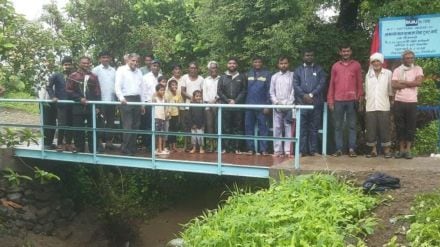 In Giroli village Jamnalal Bajaj Seva Sanstha has constructed a small bridge