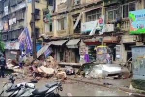 part of building collapsed, Grant Road, Mumbai, rescue operation