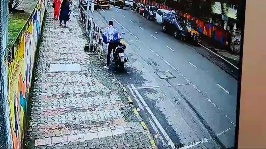 vashi car rickshaw accident video