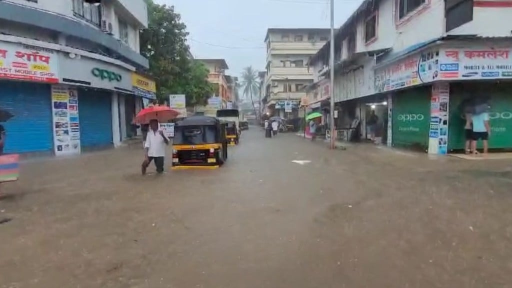 kalamboli under two feet of water