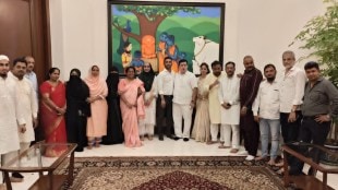 Eight ex Corporators of Nationalist Sharad Chandra Pawar Party in Kalwa Mumbaira join Ajit Pawar Group
