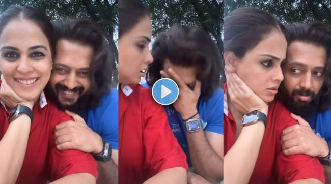 genelia and riteish deshmukh funny video viral