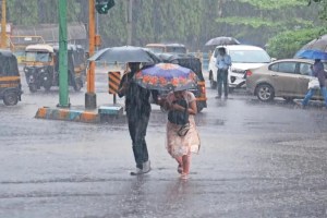 Heavy rain in south Mumbai print news