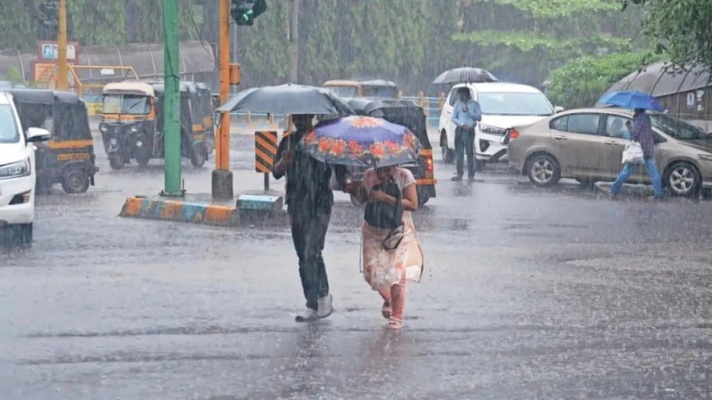 Heavy rain in south Mumbai print news