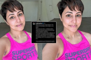 Hina Khan who diagnosed with breast cancer shared scars photos after chemotherapy on social media