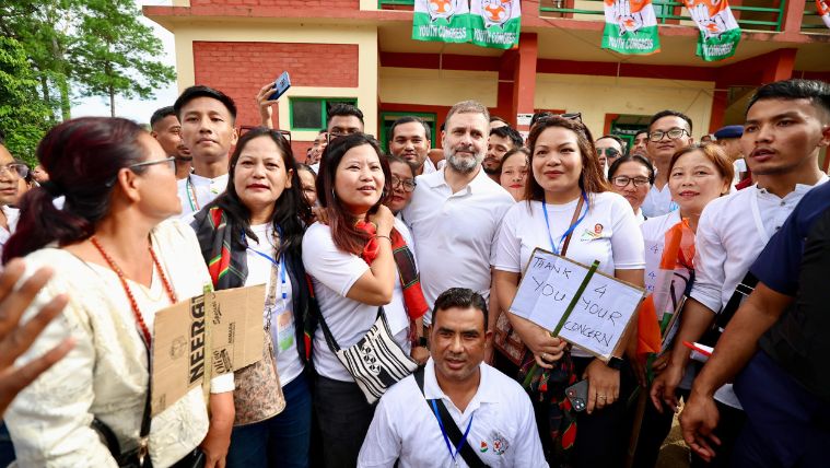 Rahul Gandhi in Manipur