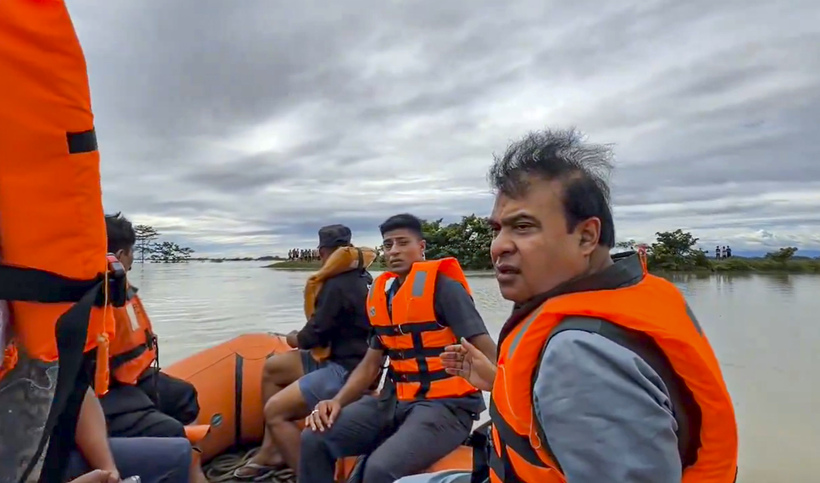 assam, Himanta Biswa Sarma, india, flooding, floods, assam cm, rains