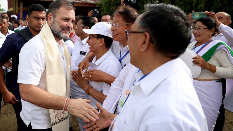 Rahul Gandhi in Manipur