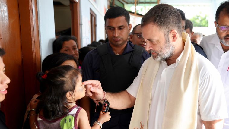 Rahul Gandhi in Manipur