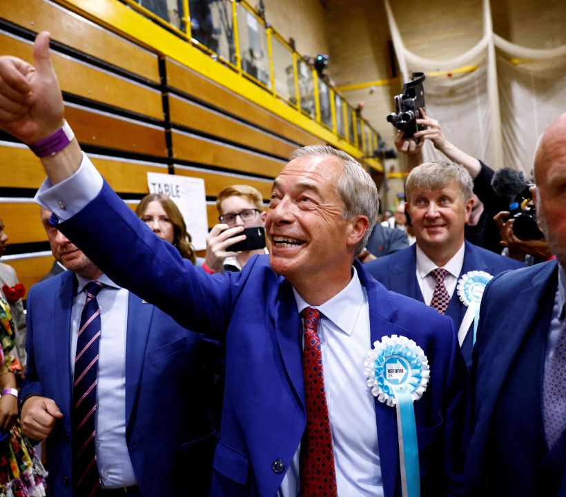 After seven unsuccessful attempts, Nigel Farage won in Westminster, marking a notable achievement for his Reform UK party. Farage, the face of Euroscepticism in the UK, campaigned for Brexit as the leader of the UK Independence Party (UKIP) and later led the Brexit Party before founding Reform UK. Farage has oscillated between politics and media roles and has been associated with various political parties. (Reuters)