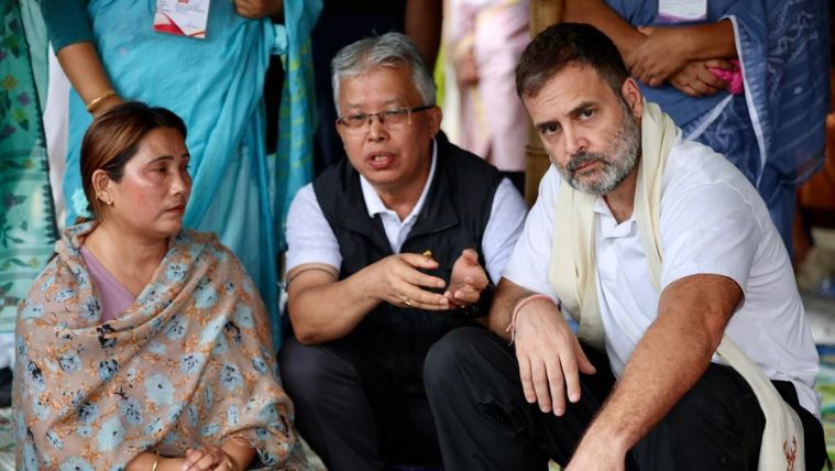 Rahul Gandhi in Manipur