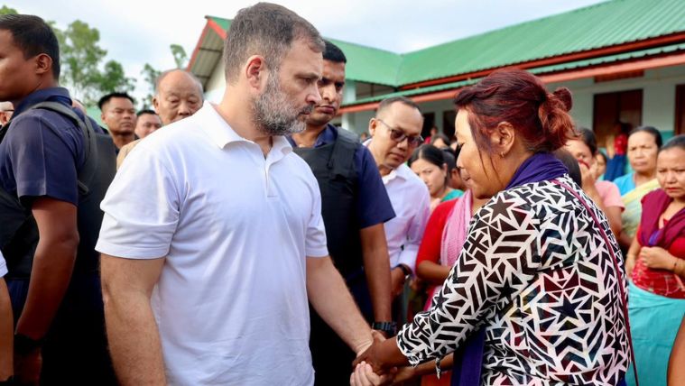 Rahul Gandhi in Manipur