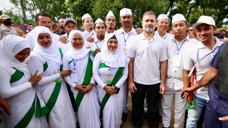 Rahul Gandhi in Manipur