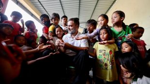 Rahul Gandhi in Manipur