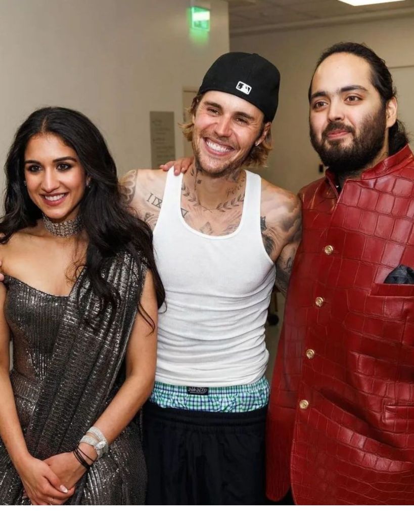 Anant Radhika Justin Bieber