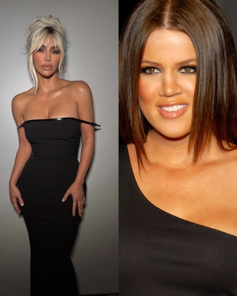 Khloe Kardashian and Sister Kim Kardashian