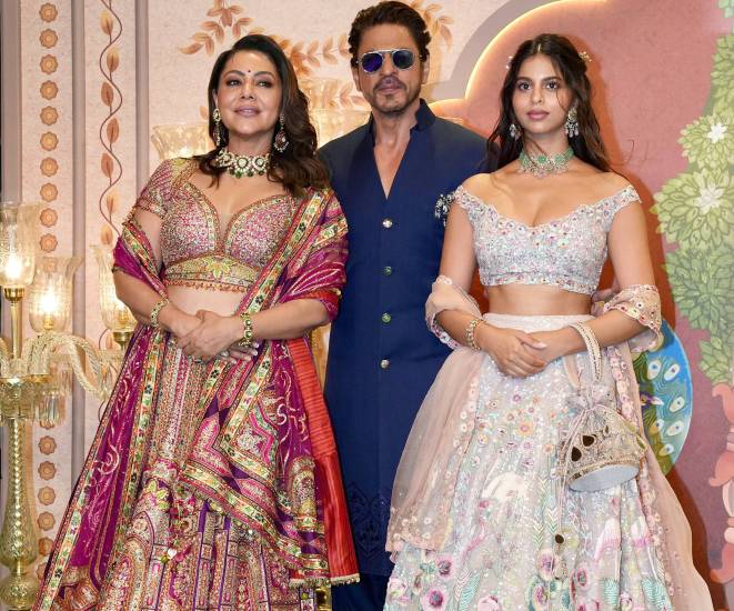 Shahrukh Khan Family in Shubh Ashirwad Ceremony