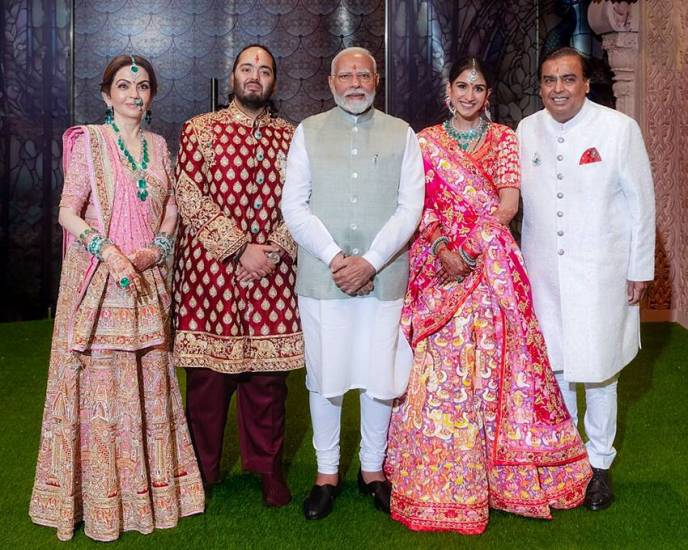 PM Modi in auspicious Ashirwad ceremony