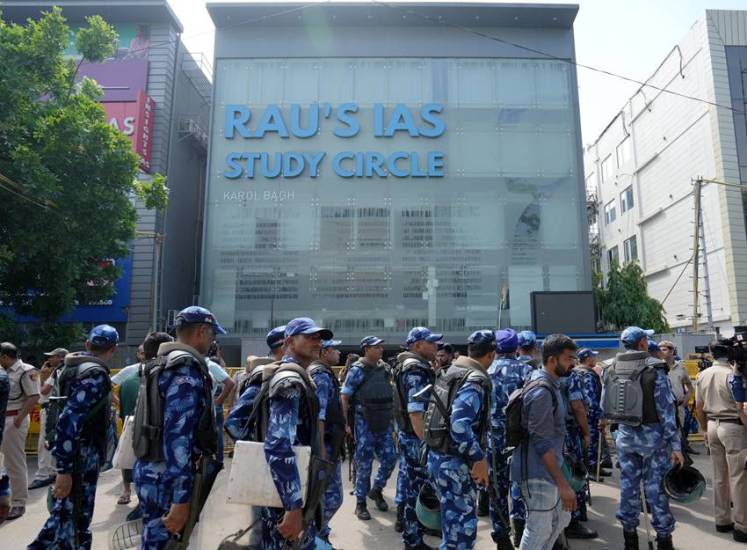 how water entered the RAU'S IAS Study Center basement