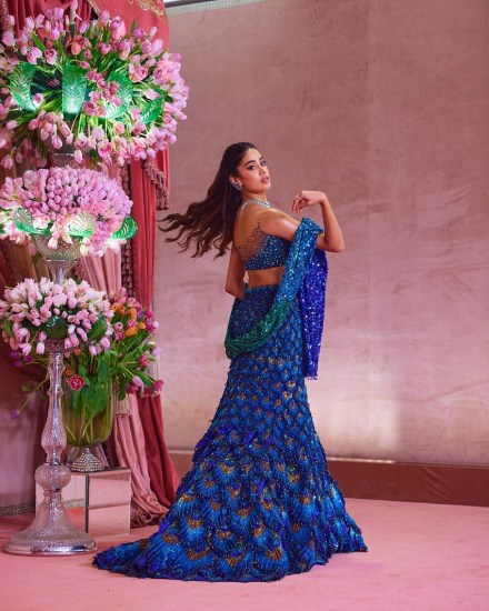 Jamnagar peacock inspired lehenga