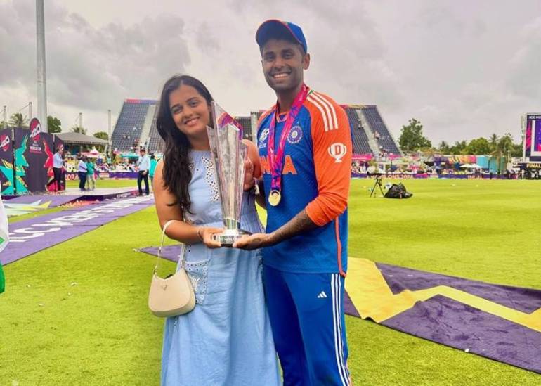 Suryakumar Yadav and Devisha Shetty