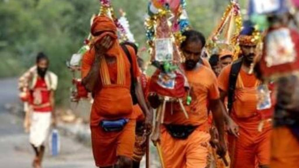 article about controversy over kanwar yatra