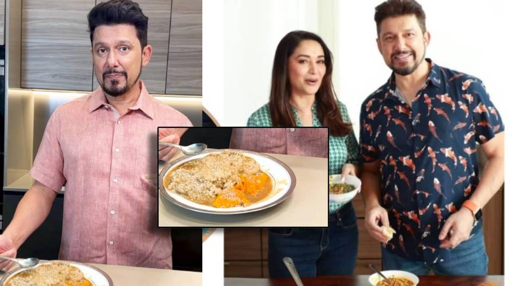 Madhuri Dixit Husband Dr. Nene Make Mango Sticky Rice