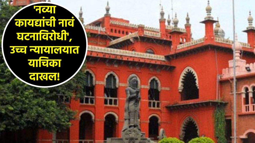 madras high court hearing on new criminal laws
