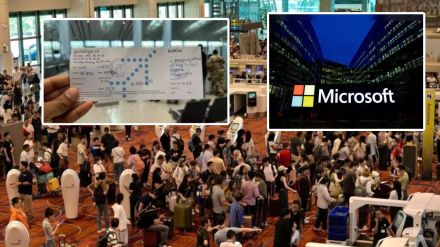 microsoft outage indian airport