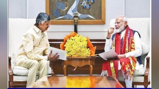 Andhra Pradesh Chief Minister N Chandrababu Naidu meets Prime Minister Narendra Modi in New Delhi