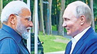 Indian PM Modi meets Putin during first Russia visit