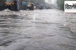 severe waterlogging in mumbai in first rain