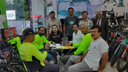 cyclists Foundation organized 350 km cycle ride from Nashik to Pandharpur from July 5 to 7 on occasion of ashadhi ekadashi
