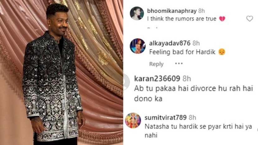 netizens commented on hardik pandya video