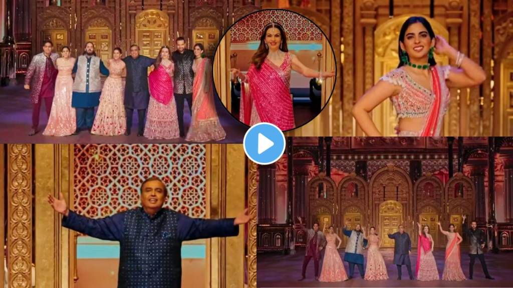 ambani family dances on shah rukh khan om shanti om song