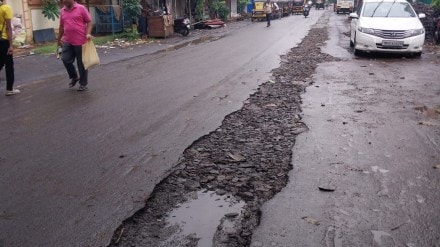 Citizens of Dombivli West travel on gravel roads Neglect of MMRDA Public Works Department