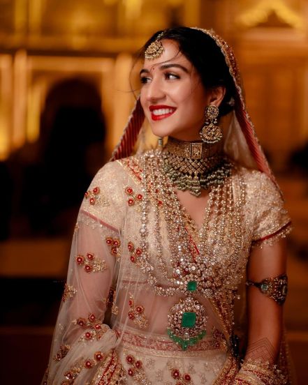 radhika merchant wedding look 