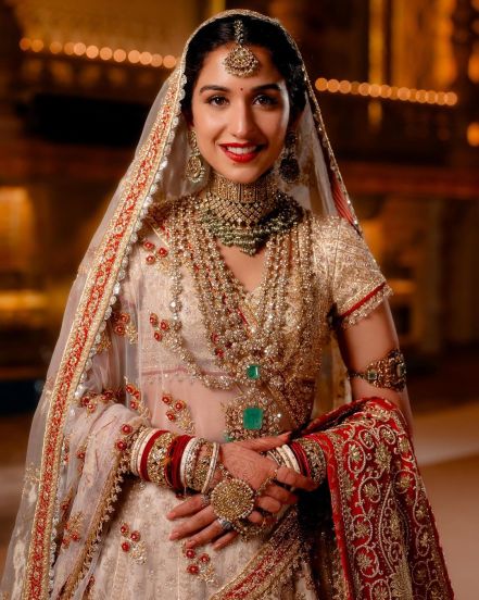 radhika merchant wedding look