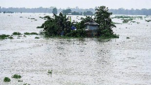 Monsoon rains throughout the country Flood situation in Assam