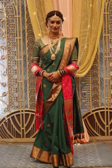 thoda tuza thoda maza mansi wedding look